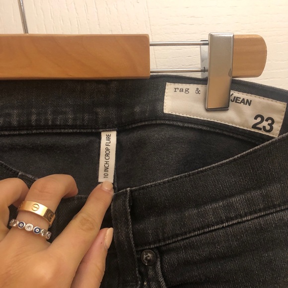 RAG and BONE 10 inch Crop Flare - Picture 6 of 7